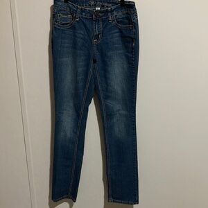 Cato Medium Blue Straight Leg Jeans